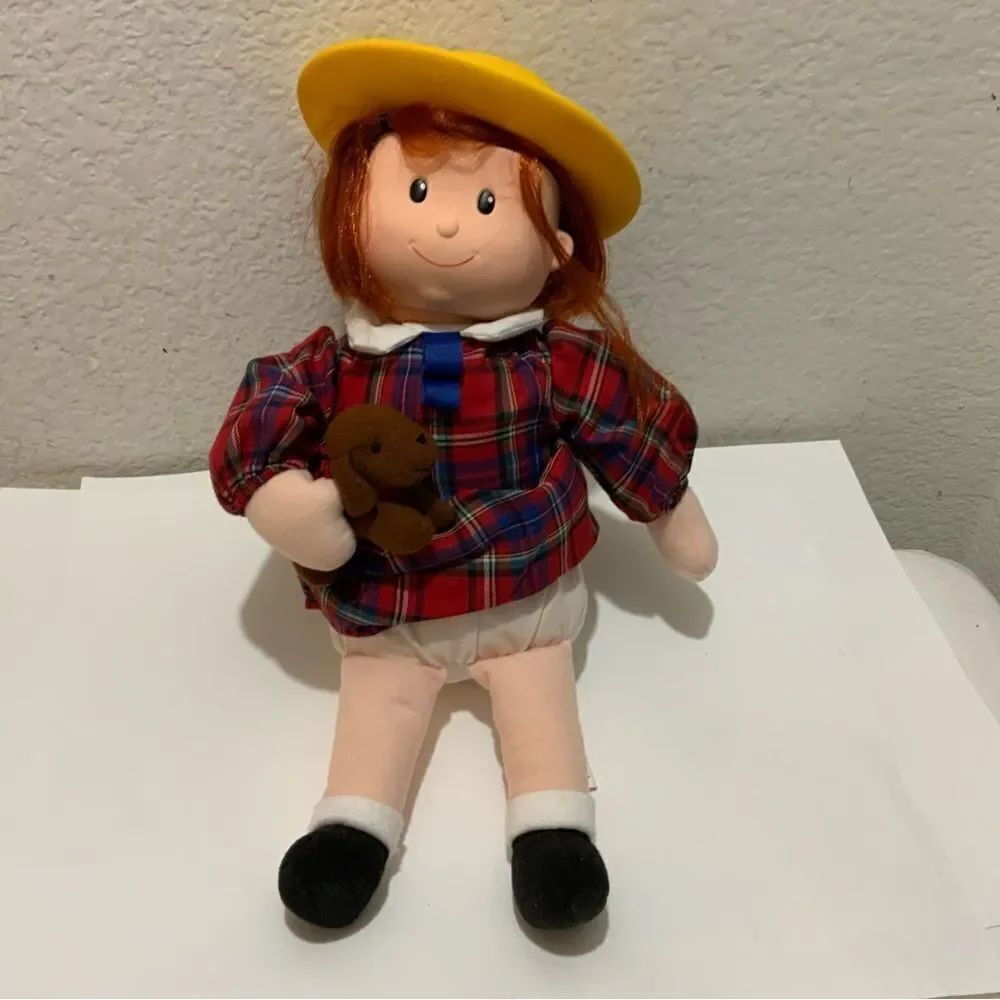 Vintage Eden Kids Gifts Madeline w/Dog 16" Doll.